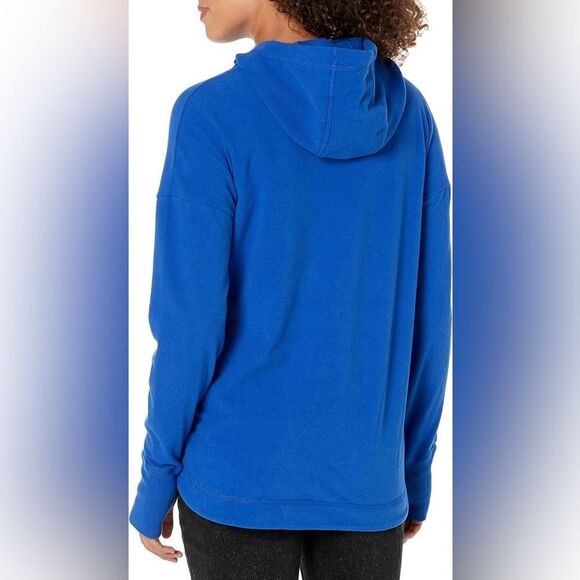 Sweaty Betty NWT Escape Luxe Fleece Hoodie size XS in color lightening blue - Picture 2 of 3